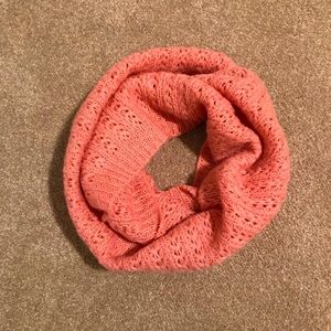 Nordstrom BP pink knit infinity scarf